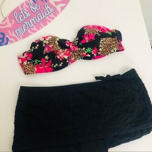 Victoria’s Secret leopard bikini top 34B‎ foforave